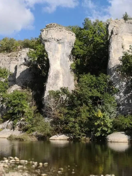Gites L'Olivier Avec Piscine ヴァロン・ポン・ダルク 別荘